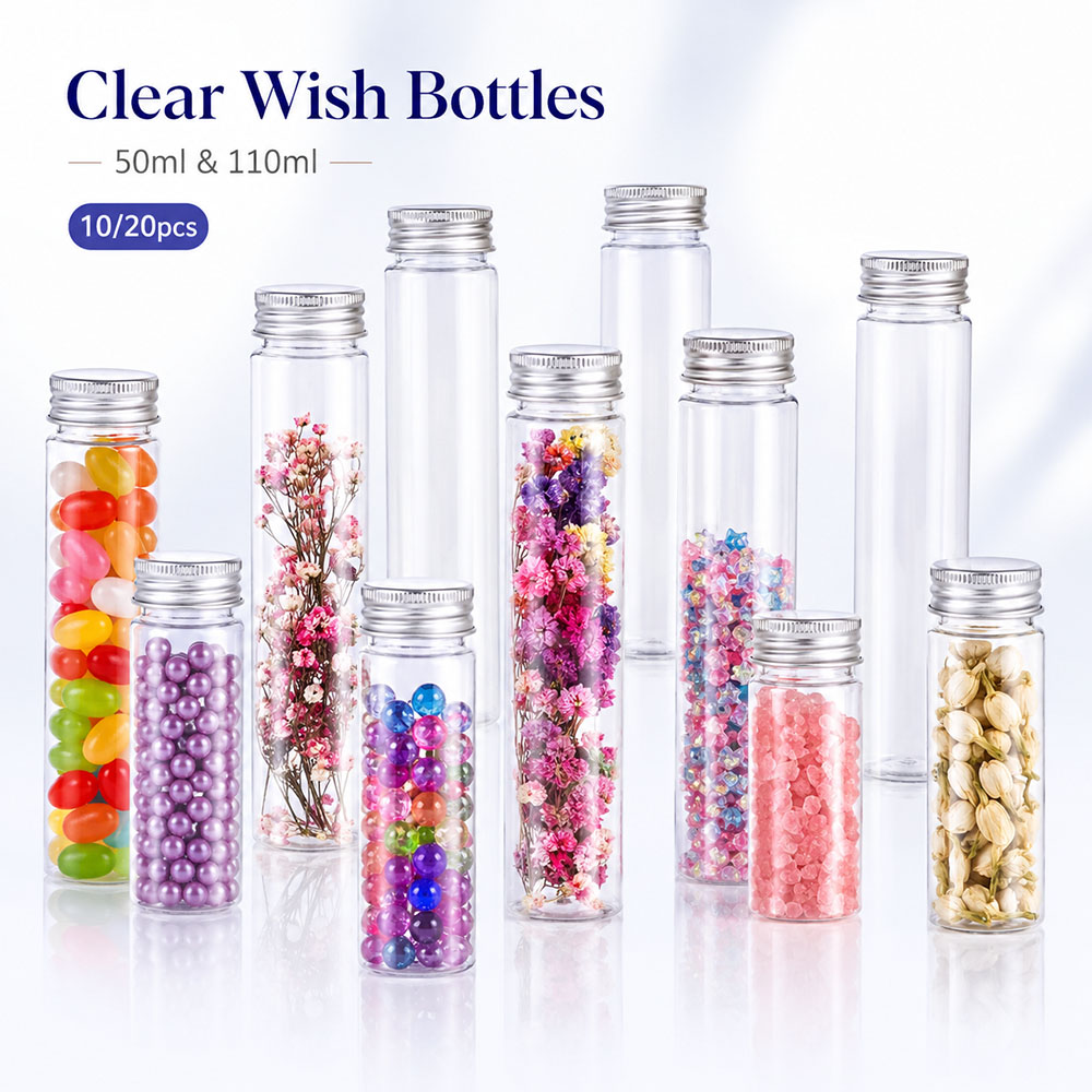 20pcs 50ml/100ml Clear Flat Tu - огляд і ціна Snapback Hat Flat