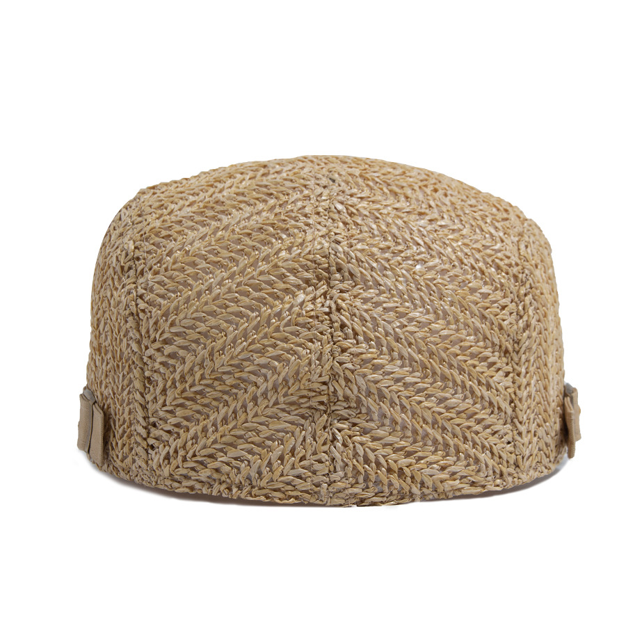 Straw Style Flat Cap Men Women - огляд і ціна Newsboy Cap Ivy