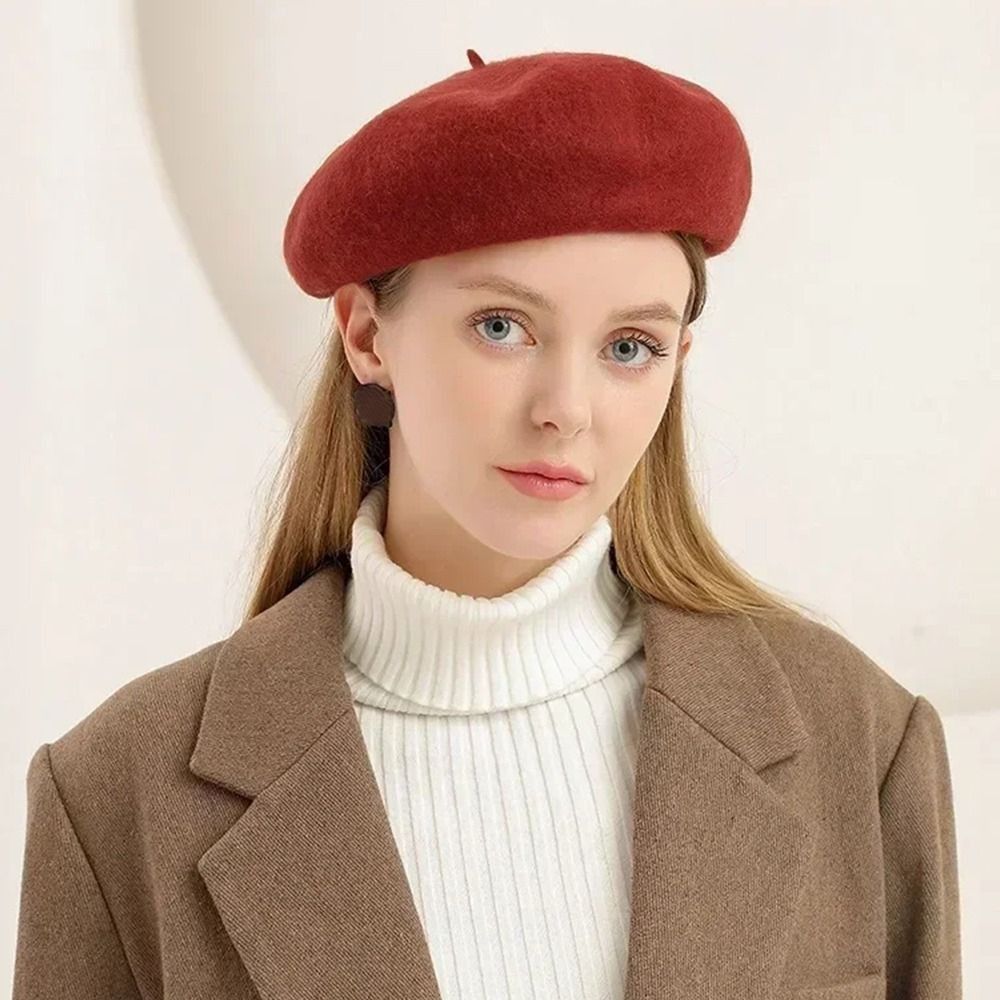 Fashion Warm Winter Wool Beret - огляд і ціна Beret French Wool